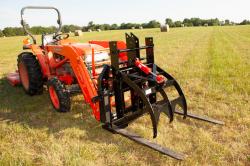 Adjustable Pallet Fork Add A Grapple