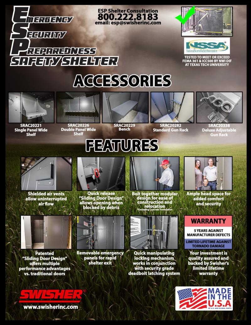 ESP Safety Shelter- 6 Person Residential