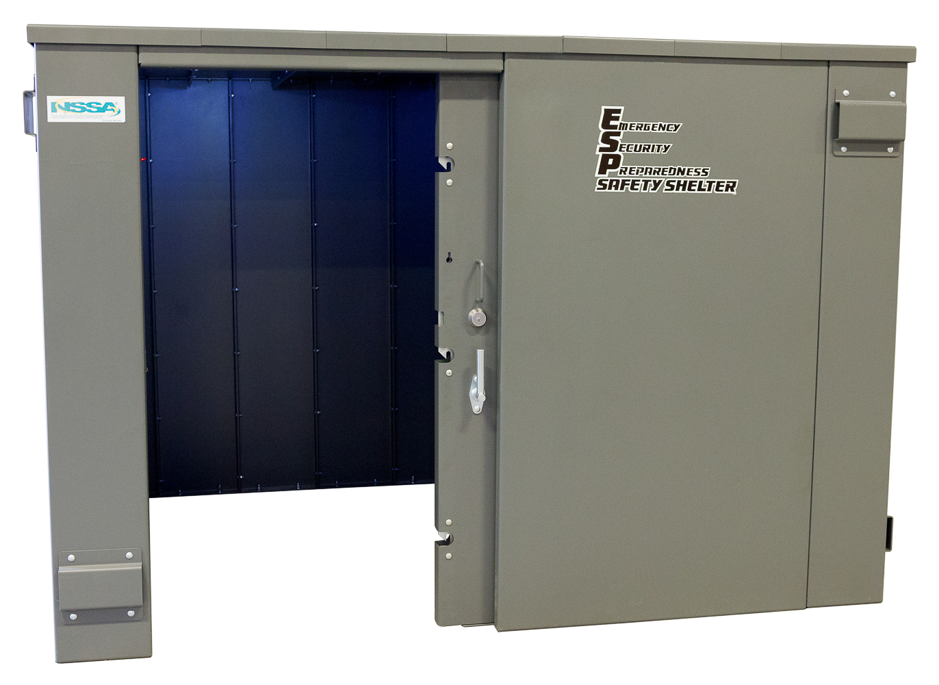 Swisher ESP Safety Shelter- Wheelchair accessible - 20 Person Private / 12 Person Business