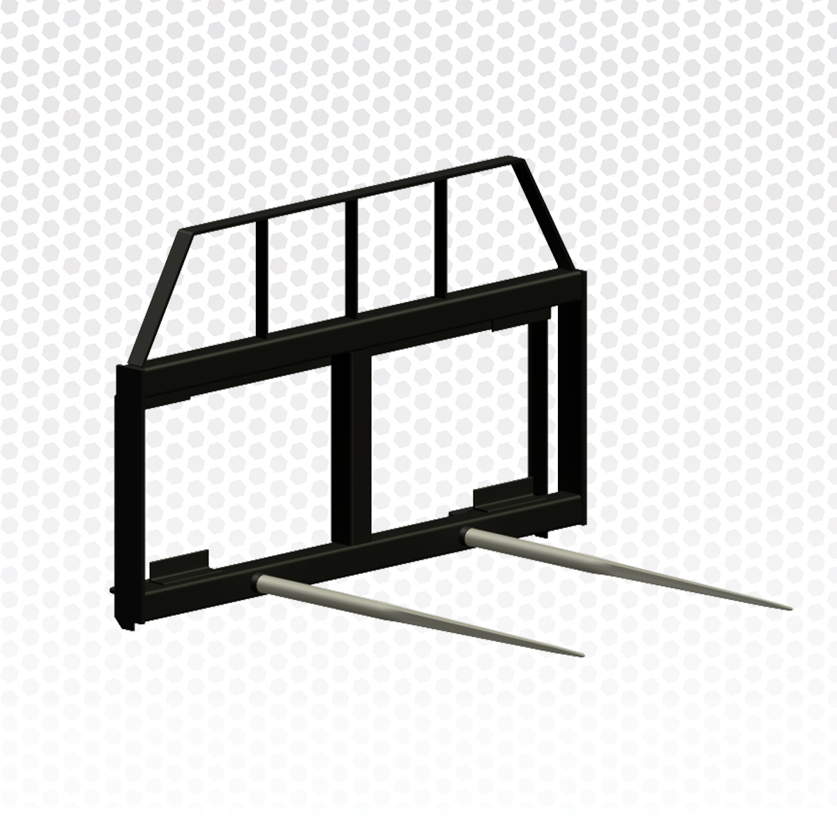 Double Front Loader Hay Bale Spear | Koyker 